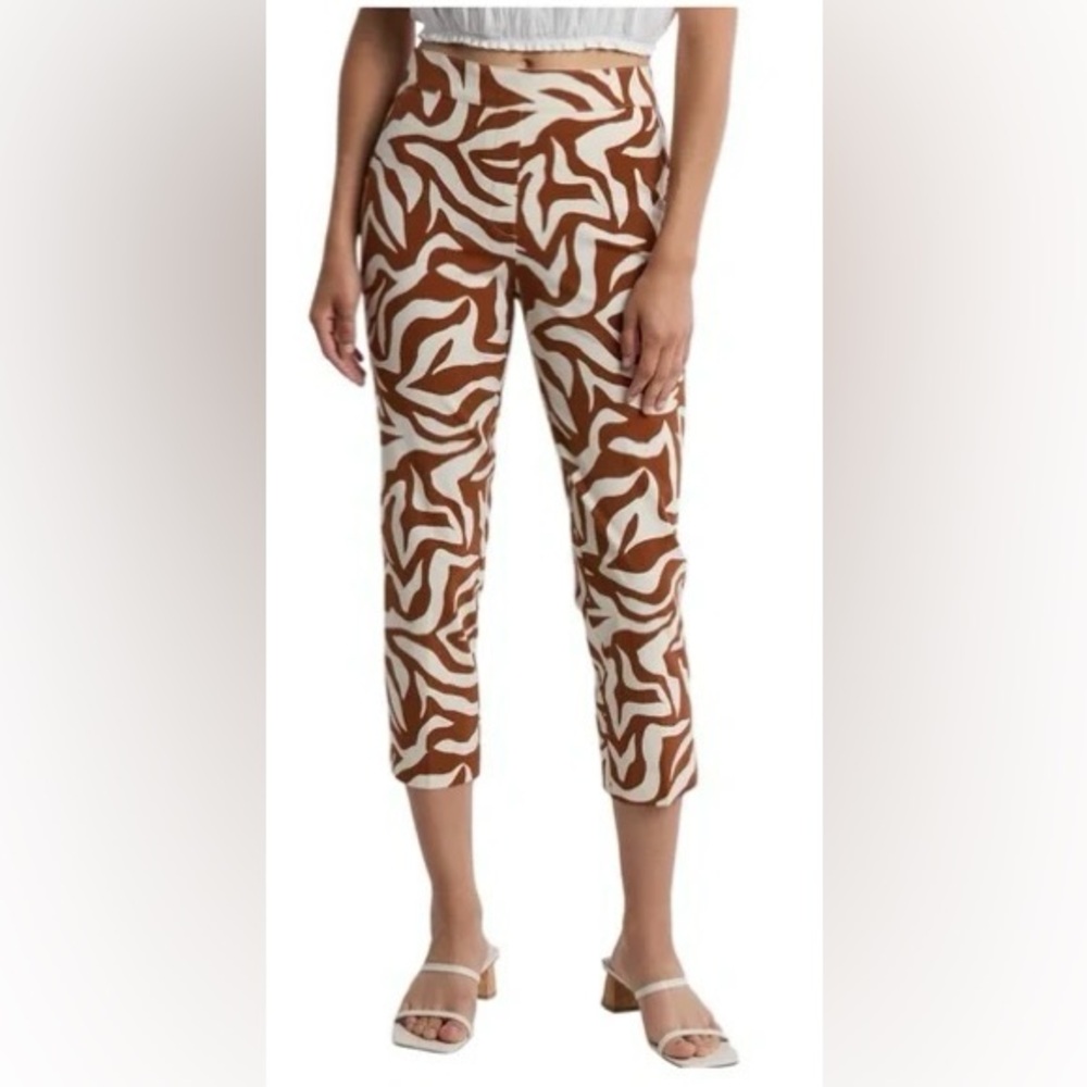 SPANX On-the-Go Printed Ankle Slim Straight Pant